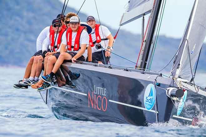 Little Nico leading Perf Racing div 1 - 2015 Sail Port Stephens © Saltwater Images
